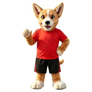 Kostum Maskot Profesional Bahan Plush Ringan dan Bernapas, Logo Kustom Grosir, Ukuran Dewasa, Ukuran Dapat Disesuaikan, Promosi - Product Image 2