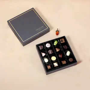 中国批发巧克力包装盒斋月降临日历礼品月饼巧克力包装盒带定制印刷插页