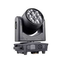 Projecteur Wash à Tête Mobile 7*40W 7 Yeux Effet Abeille HH-LM740F avec Télécommande RGBW LED IP65 pour Parc à Thème