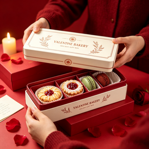 Boîte d'emballage personnalisée pour gâteaux en pain avec fenêtre pour la présentation de desserts et pâtisseries – Vente en gros - Product Image 2