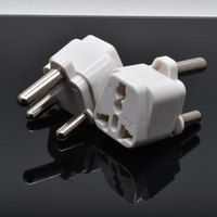 Adaptateur universel de prise AU/UK/EU/US vers Afrique du Sud WD-010L 250V 15A ABS avec 3 prises et certification CE