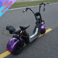 Seev/Citycoco 1000W Scooter Com Freio Turno Luz E Duplo Assento Da Motocicleta Elétrica YIDE