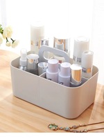 MONR Boîte de rangement portable légère en plastique Poignée empilable PS Organisateur ménager Compartiments Rectangle pour injection domestique