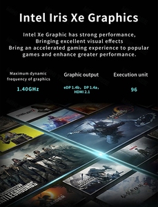 MiniTree Intel Core <span class=keywords><strong>I7</strong></span> 12.ª Generación <span class=keywords><strong>I7</strong></span> 1270P <span class=keywords><strong>1280P</strong></span> Portátil de 16 Pulgadas Pantalla IPS 1920*1080 DDR4 32 GB de RAM SSD 1 TB Ordenador para Juegos de Metal - Product Image 3