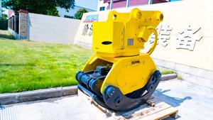 XUVOL Towable Log <b>Trailer</b> with Wheeled Hydraulic Grab Excavator 25 Ton Loading and Unloading Sugar Cane Wood Grapple - Product Image 6