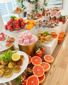 Buffect, soporte de frutas para comida, estantes de exhibición, decoraciones de mesa, cubo elevador de acrílico, mesa de exhibición para decoraciones de fiesta - Product Image 3