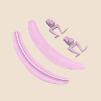 Outil d'extension de cils facile à utiliser pour débutants, séparateur de cils en silicone réutilisable à séparation rapide, forme de grenouille