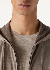 Moda personalizzata FNJIA da uomo Superfine maglia maglia maglia maglia di seta cachemire camicie raffinate estive da uomo - Product Image 3