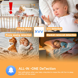 Mới nóng bán phát hiện khóc hai chiều âm thanh ảo hàng rào phát hiện chuyển động báo động đẩy điện thoại điều khiển màn hình bé - Product Image 2