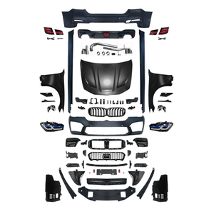ชุดแต่งรอบคันรุ่นใหม่ปี 2026 สำหรับ BMW ซีรีส์ 5 F10 ปี 2010-2015 อัพเกรดเป็น F90 G30 LCI สไตล์ M5CS ชุดกันชนหน้า-หลังพร้อมสเกิร์ตข้าง - Product Image 6