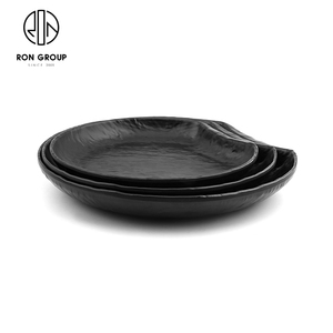 <span class=keywords><strong>Platos</strong></span> de restaurante de <span class=keywords><strong>melamina</strong></span> 100% rústicos baratos para hoteles <span class=keywords><strong>platos</strong></span> de plástico irregulares esmerilados sushi japonés ecológico 100 Uds - Product Image 2