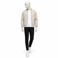 Mannequin Homme Corps Entier Réaliste avec Visage, en Fibre de Verre, pour Affichage de Vêtements, Postures Debout et Marche, Idéal pour Magasin de Vêtements Masculins