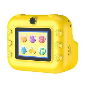 Cámara de Impresión Instantánea YMX <span class=keywords><strong>Minions</strong></span> Amarilla con Dos Pantallas para Niños, con Lente Frontal e Impresora Trasera para Compartir <span class=keywords><strong>Fotos</strong></span> al Instante - Product Image 2
