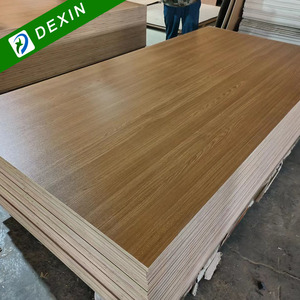 Precios al por Mayor de Madera Contrachapada Decorativa de Grado E1 de 4'x8', Madera Contrachapada de Teca de 11 Capas con Revestimiento de Melamina para Muebles de Oficina - Product Image 4