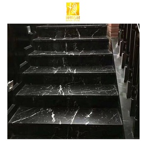 Marche de sol en marbre noir, pierre naturelle moderne, vente en gros, carrelage d'<span class=keywords><strong>escalier</strong></span> - Product Image 5
