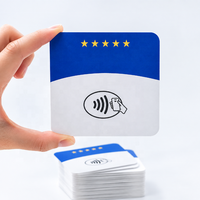 Carte NFC PVC personnalisée, étanche, réutilisable et programmable, plaque RFID pour l'hôtellerie, le commerce de détail et l'hôtellerie-gastronomie