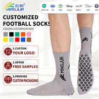 Chaussettes de football personnalisées pour femmes et adultes, avec logo brodé, compression, coussinets respirants, tricotées, pour équipes, vente en gros