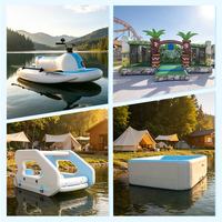 Bateau à moteur gonflable, scooter aquatique, jet ski pour parc aquatique, prix de gros, en stock en usine