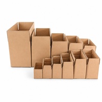Boîte plate en carton ondulé écologique, biodégradable, recyclée, réutilisable, recyclable, avec doublure en kraft, impression quadricolore, impression personnalisée