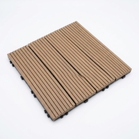 Planches de terrasse en WPC écologiques Risenhome, système d'assemblage par clips, imperméables, anti-pourriture 3D, pour balcon extérieur, jardin, tapis de sol