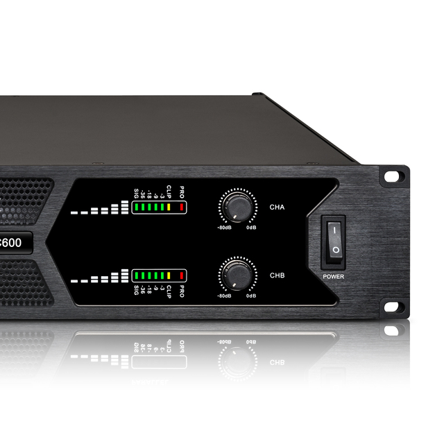KC600 3U 2/4 Channel High Power Audio Amplifier for Speaker System STABLE POWER HOT SALE HIGH SPL PEAK POWER