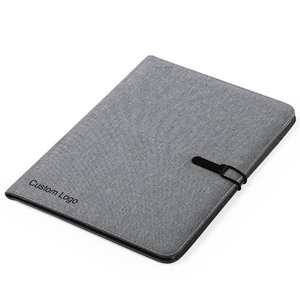 Bán buôn Polyester Vải thư mục tiếp tục pháp lý tổ chức kinh doanh dây kéo danh mục đầu tư padfolio với A4 Kích thước clipboard tài liệu - Product Image 1