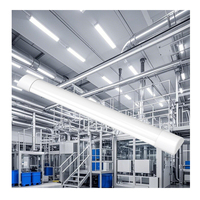 Luminaire de tube linéaire LED 18W/36W/60W/80W Linkable 600mm/900mm/1200mm/1500mm Purification Batten Light avec corps de lampe PC