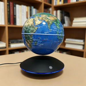 Globe terrestre à lévitation magnétique avec lumière LED, décoration pour la maison et le bureau, lampe globe terrestre flottante, cadeau éducatif - Product Image 2