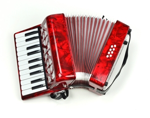 <span class=keywords><strong>Accordéon</strong></span> en celluloïd 22 touches 8 basses avec sangles réglables Sac de transport Instrument de musique pour enfants débutants Cadeaux musicaux pour enfants - Product Image 4