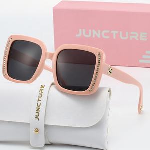 Lunettes de soleil polarisées JUNCTURE pour femmes, monture carrée de grande taille, lunettes de soleil rétro tendance, lunettes de soleil de haute qualité pour femmes - Product Image 5