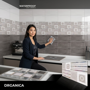 Vistaar Company 12x24 Mayorista indio Precio bajo 300x600mm Baño Primer grado 30x60cm Azulejos de pared interior de cerámica digital - Product Image 4