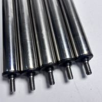 Nouveaux rouleaux de guidage en acier inoxydable galvanisé avec roues dentées en caoutchouc/acier pour lignes de production, personnalisables