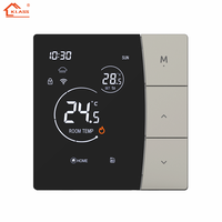 Prise murale intelligente avec panneau tactile de contrôle central 220V, compatible Alexa, Google Home et application WiFi