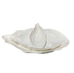 <span class=keywords><strong>Assiette</strong></span> en céramique blanche pure en forme d'huîtres irrégulières <span class=keywords><strong>pour</strong></span> salade fruits restaurant vaisselle plats de fruits de mer sushi sashimi <span class=keywords><strong>assiette</strong></span> - Product Image 6