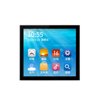 Akıllı ev Wifi 4 inç duvar montaj dokunmatik ekran röle Rs485 Rj45 kontrol Tablet paneli