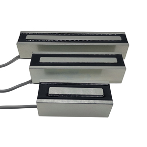 Nhà Máy Bán buôn tùy chỉnh <span class=keywords><strong>12V</strong></span> 24V <span class=keywords><strong>DC</strong></span> 100cm 88kg 880n nam châm điện hình chữ nhật nâng nam châm điện - Product Image 1