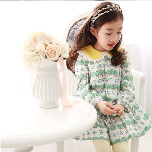 OEM Evening Simple Short <b>Long</b> <b>Sleeved</b> <b>Maxi</b> <b>Dress</b> for Kids - Product Image 3