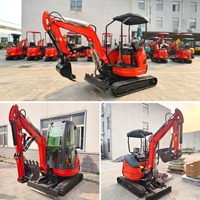 Mini-excavatrice compacte directe d'usine avec système hydraulique pour travaux agricoles, de jardinage, de terrassement et projets extérieurs