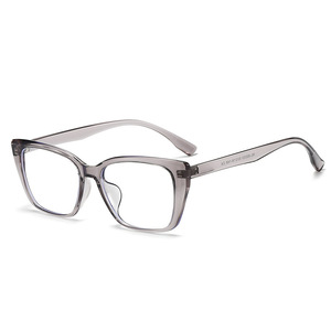 Nouvelles lunettes anti-lumière bleue tendance, forme triangulaire œil-de-chat, style naturel, rétro et polyvalent, vente en gros transfrontalière - Product Image 4