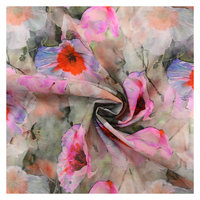 Tissu en coton tissé à fleurs imprimées numériquement sur mesure pour les femmes soudanaises Toub