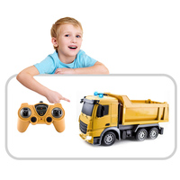 Camion à benne basculante télécommandé Jacko Toys 2.4G 6CH RC pour enfants