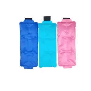 Tissu en peluche Dos Perles Rempli Gel Pack De Glace Wrap Froid Chaud Ceinture de Taille