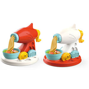 Dolphin Squeeze Toy Play Dough Set Jouet en argile pour enfants avec 4 couleurs Moules à nouilles 3d Outils de cuisine Kit d'apprentissage sensoriel créatif - Product Image 5