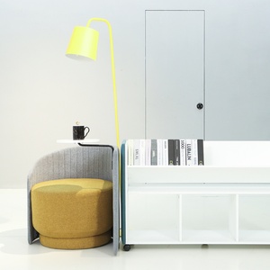 Chaise de conférence et de formation de haute qualité avec tablette d'écriture, chaise de réunion pour école et bureau avec étagère, canapé de loisirs - Product Image 5