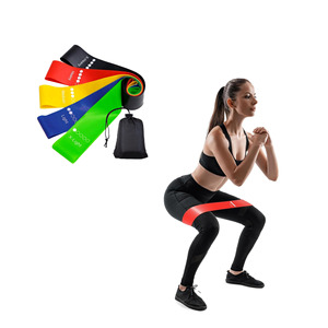 TPE pita elastis untuk Fitness, tali elastis Yoga, pita resistensi untuk bokong dan kaki - Product Image 1