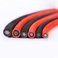 Hochwertiges 70mm Batterie-Schweißkabel PVC-Isoliert Rot-Schwarz 70mm2 Flexibles DC-Kupfer Einadriges Stromkabel
