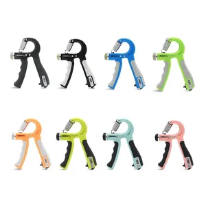 R-Shape Adjustable Countable Hand Grip Strength Exercise Gripper with Counter Durable Hand Strength Exercise Fitness Tool