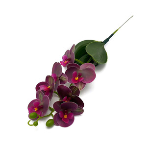 Orchidée Phalaenopsis artificielle Paulon à 7 fleurs, 47 cm de haut, pour la décoration de la maison, du jardin, des mariages et des banquets - Product Image 5