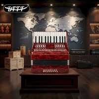Accordéon pour enfants débutants à 25 touches et 12 basses, accordéon léger avec cadre en érable, OEM personnalisé