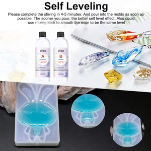 Bán chạy nhất 1:1 tinh thể rõ ràng đúc & lớp phủ nhựa Epoxy Sản xuất tại Trung Quốc cho Chất kết dính & chất bịt kín - Product Image 2